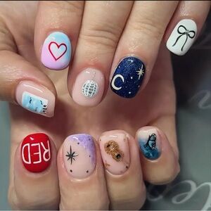 Taylor Swift eras press on nails